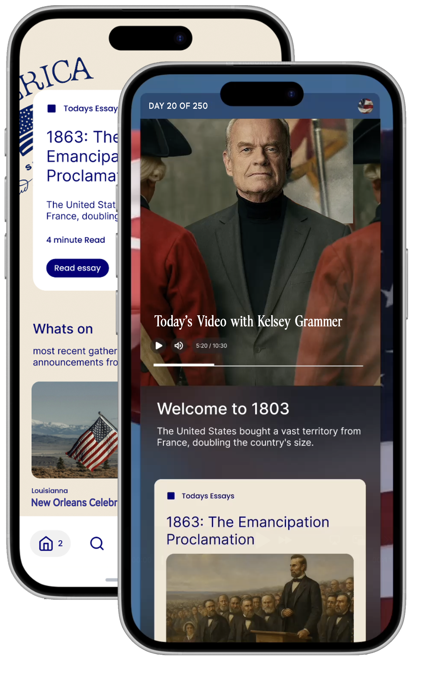 The 250 Days for 250 Years Mobile App